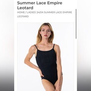 Suffolk Ladies Summer Lace Empire Leotard